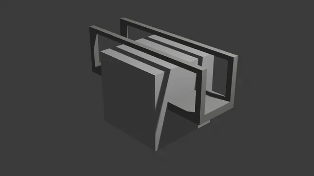 Blender MCP, trial 5, Stone footbridge: final still of the scene it made.